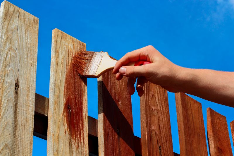 Fence Staining Application